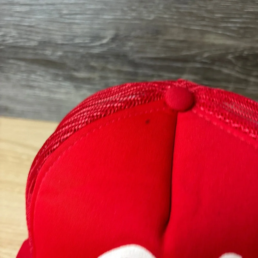 Vintage H Hat‎ Cap Snap Back Youth Red Letter H Trucker 90s